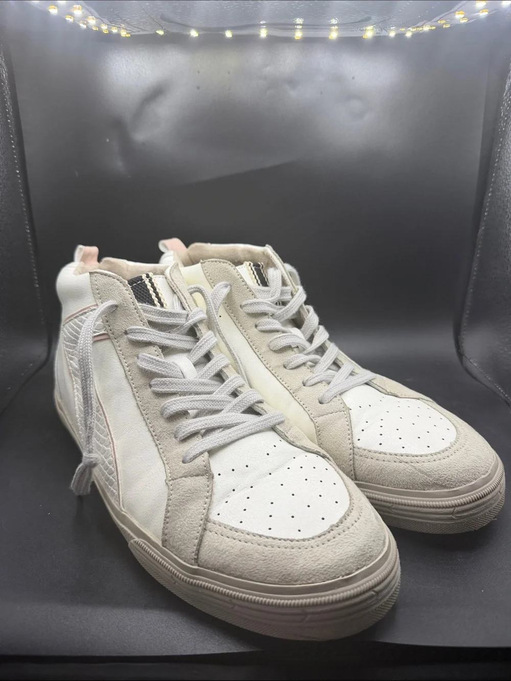 Shu Shop High Top Samantha Shoes Sandy Bonr Snake